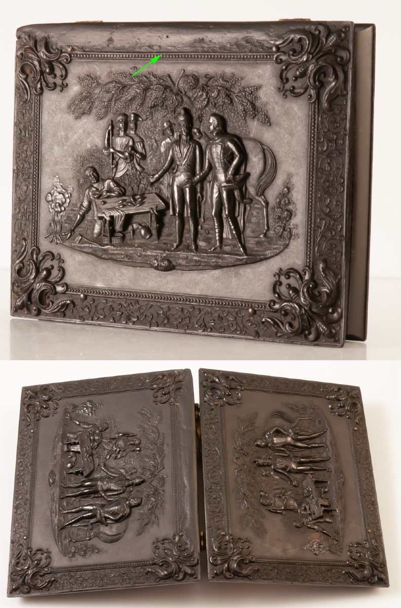 Daguerreotype Box Invitation From Charles Stanilas Marion, General Of The Empire-photo-2