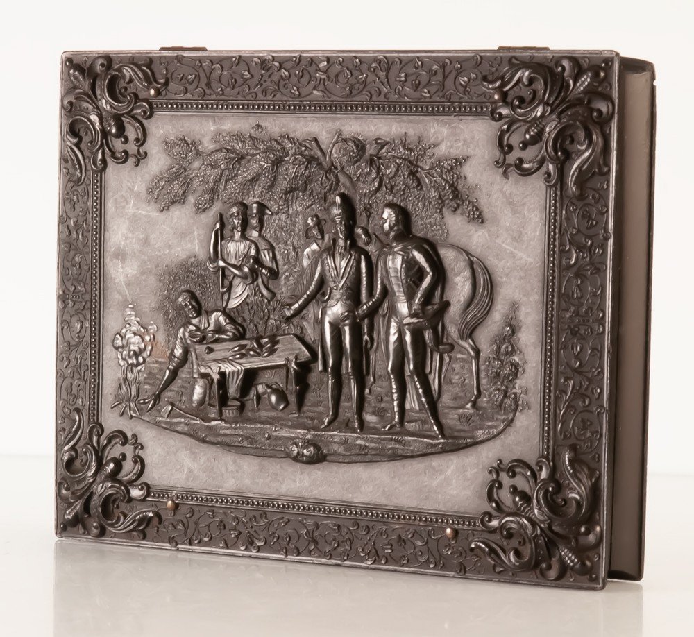 Daguerreotype Box Invitation From Charles Stanilas Marion, General Of The Empire