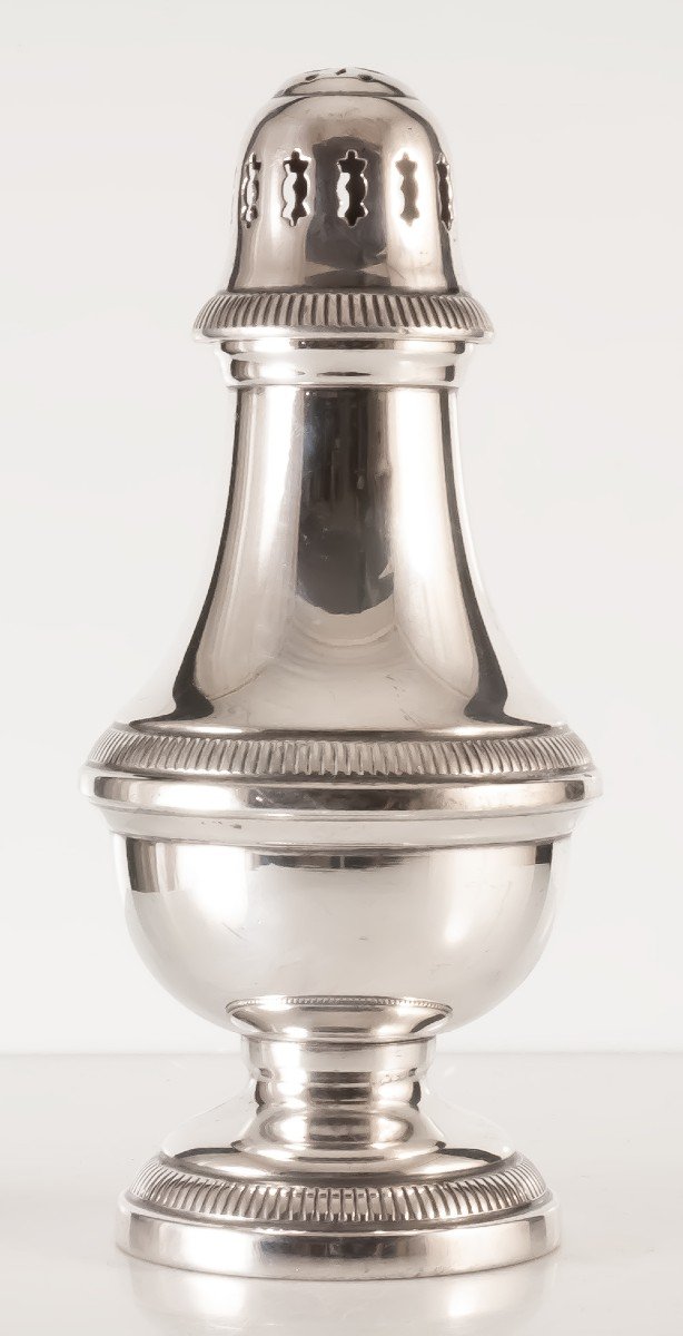 Christofle Gallia Collection Silver Metal Shaker / Sugar