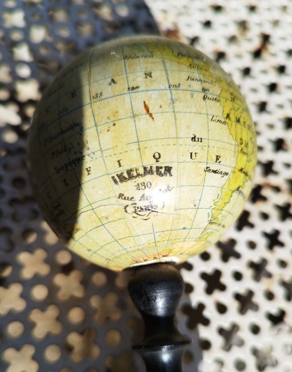 Miniature Earth Globe Ikelmer Paris-photo-4