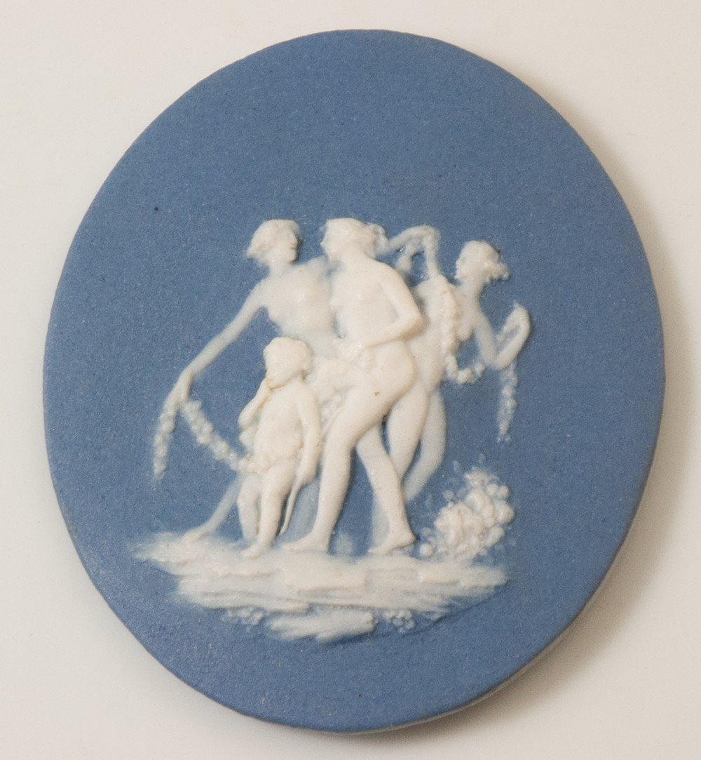 Sèvres Biscuit Plate Wedgwood Decor-photo-2