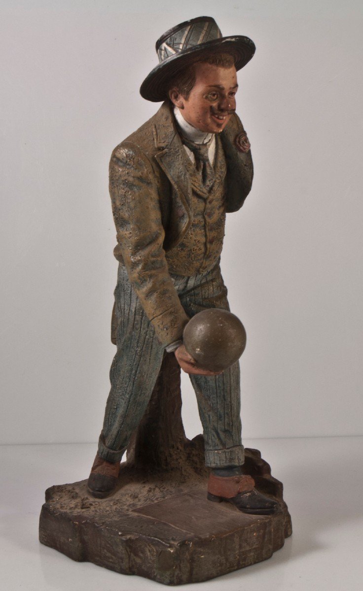 Bernard Bloch Terracotta Bowling Dandy / Bowling Game-photo-2