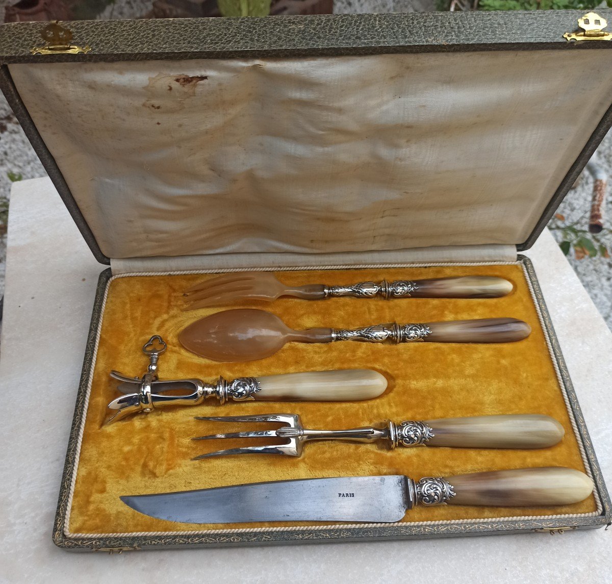 Horn Handle Serving Cutlery-photo-3