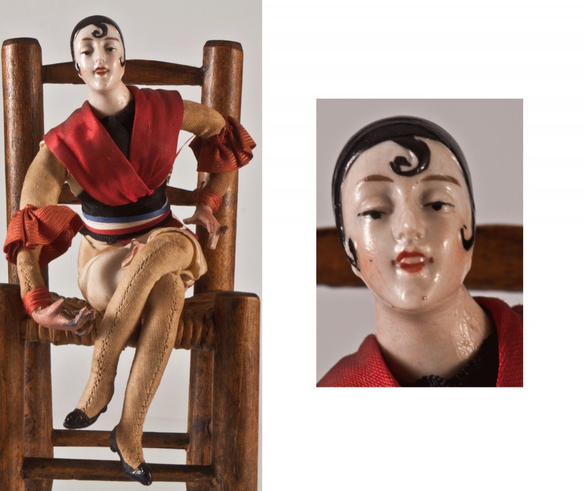 Art Deco Half Figurine Doll