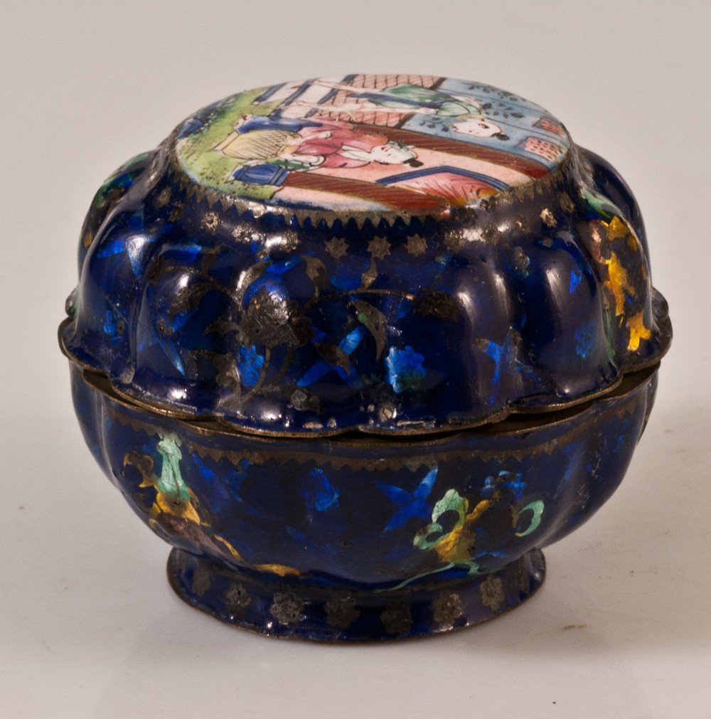 Enamelled Metal Box China-photo-3