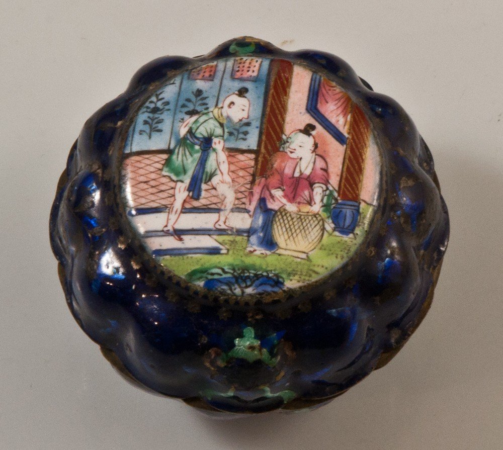 Enamelled Metal Box China