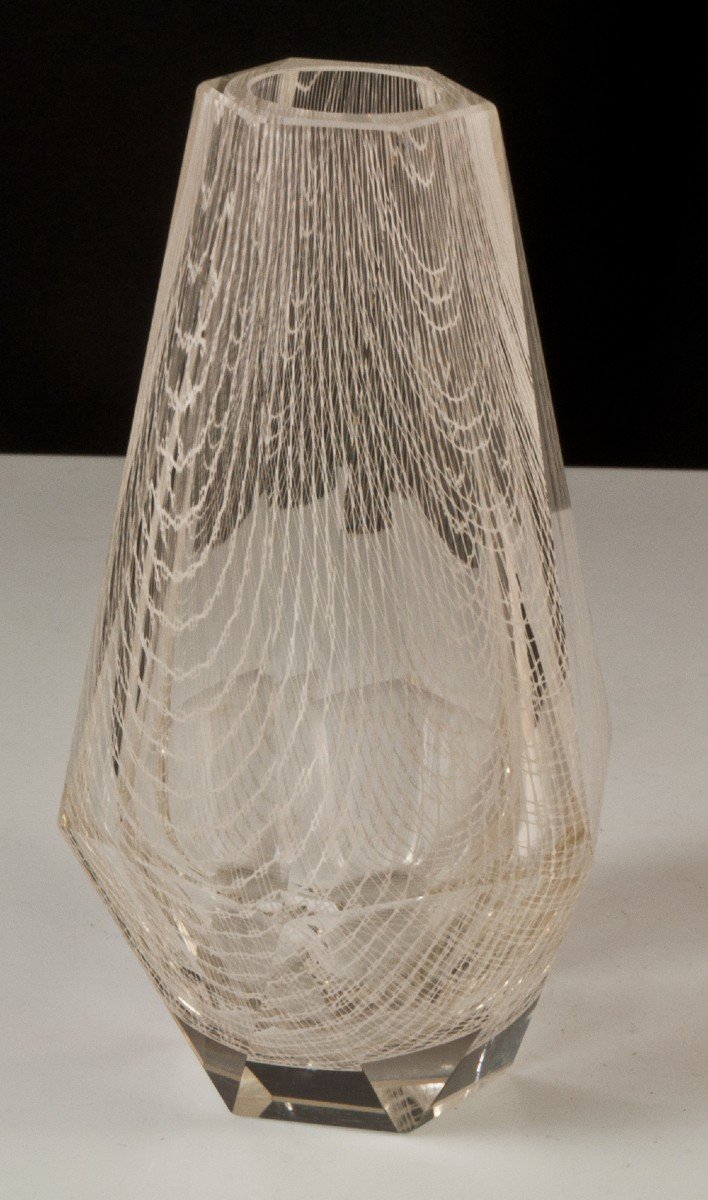 Modernist Murano Glass Vase-photo-4