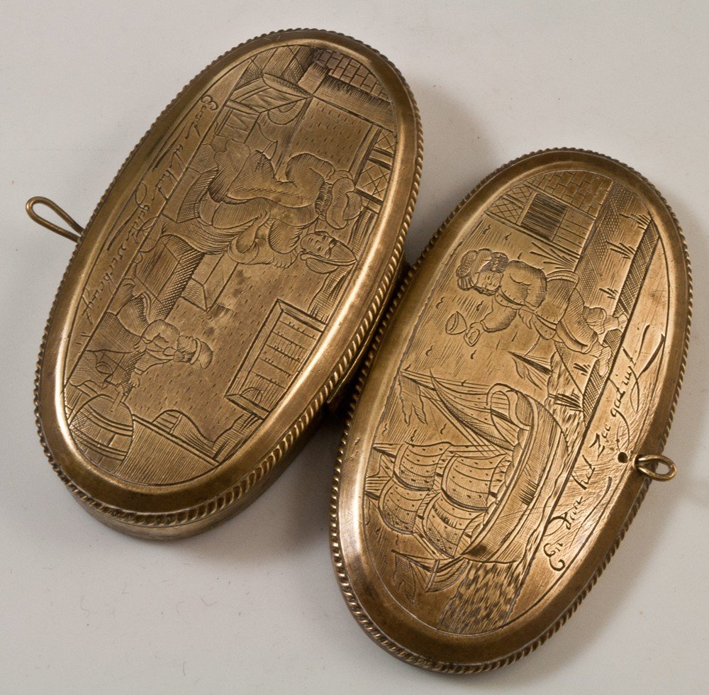 Eighteenth Holland Copper Snuff Box-photo-4