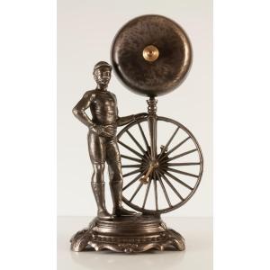 Rare Table Bell The Cyclist 1930 / Velocypede