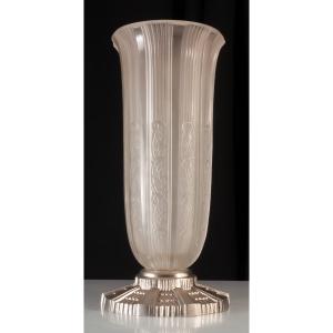 Hettier Et Vincent Art Deco Vase