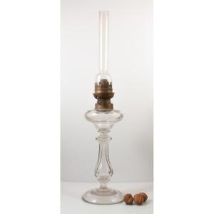 Baccarat Cut Crystal Oil Lamp