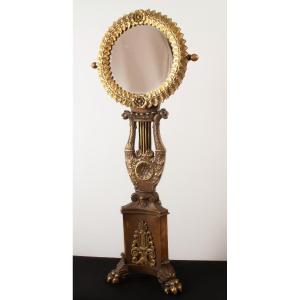 Restoration Period Bronze Toilet Mirror