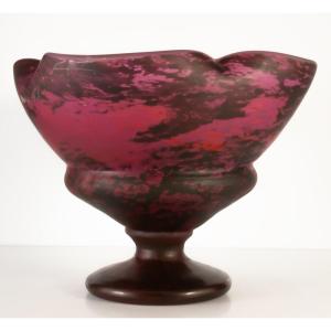 Daum Nancy Marbled Glass Paste Cup