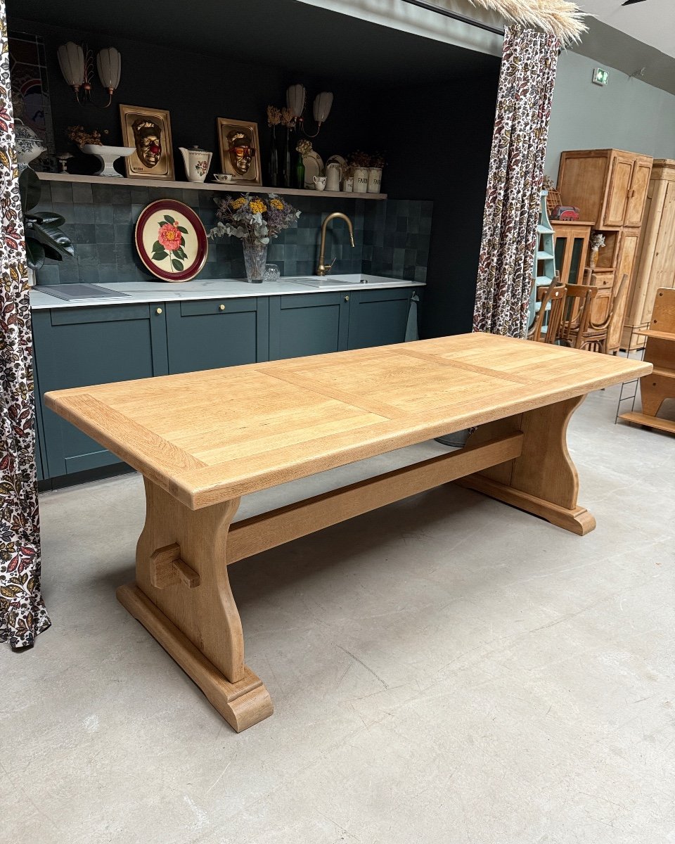 Monastery Table In Solid Oak-photo-3