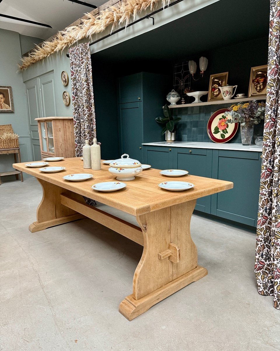 Monastery Table In Solid Oak-photo-4