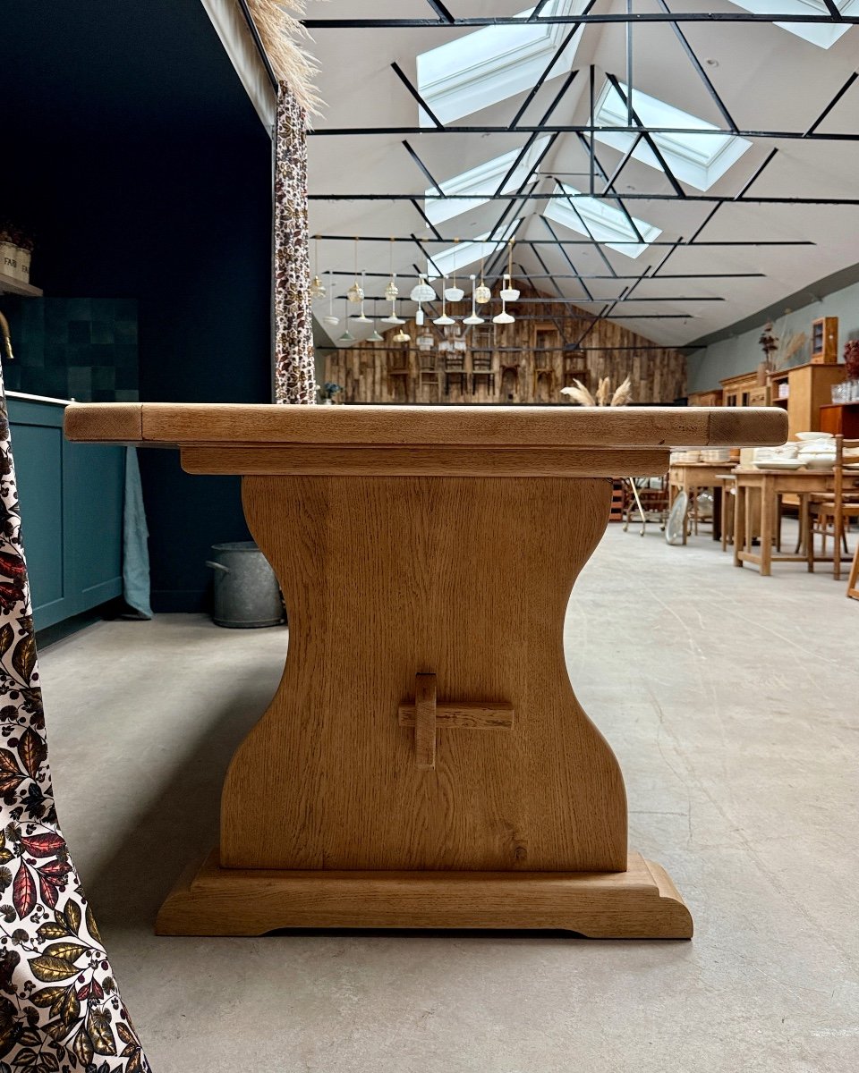 Monastery Table In Solid Oak-photo-2