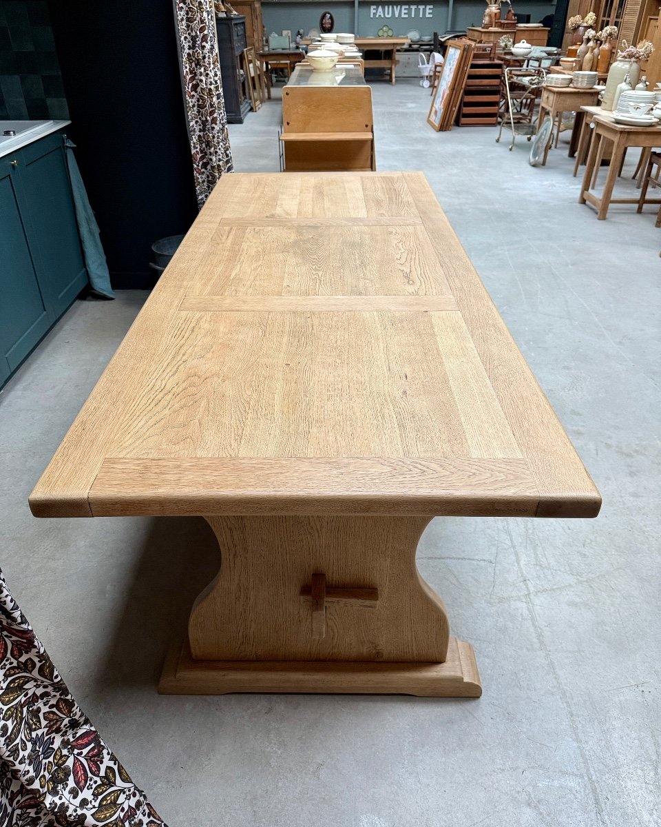 Monastery Table In Solid Oak-photo-6