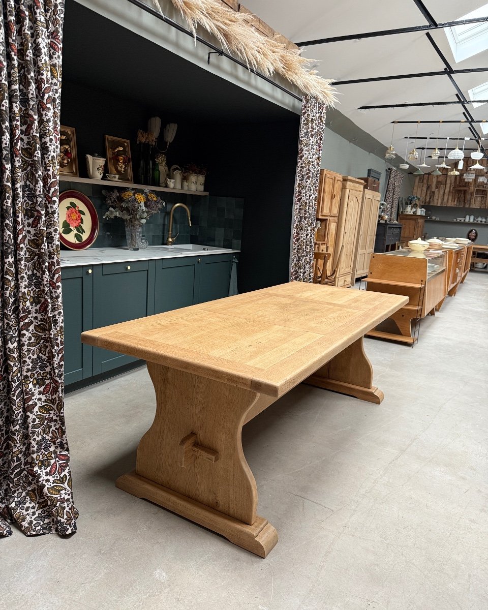 Monastery Table In Solid Oak-photo-7