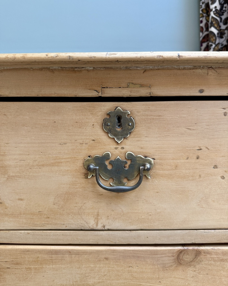 English Chest Of Drawers In Renovated Pine)-photo-5