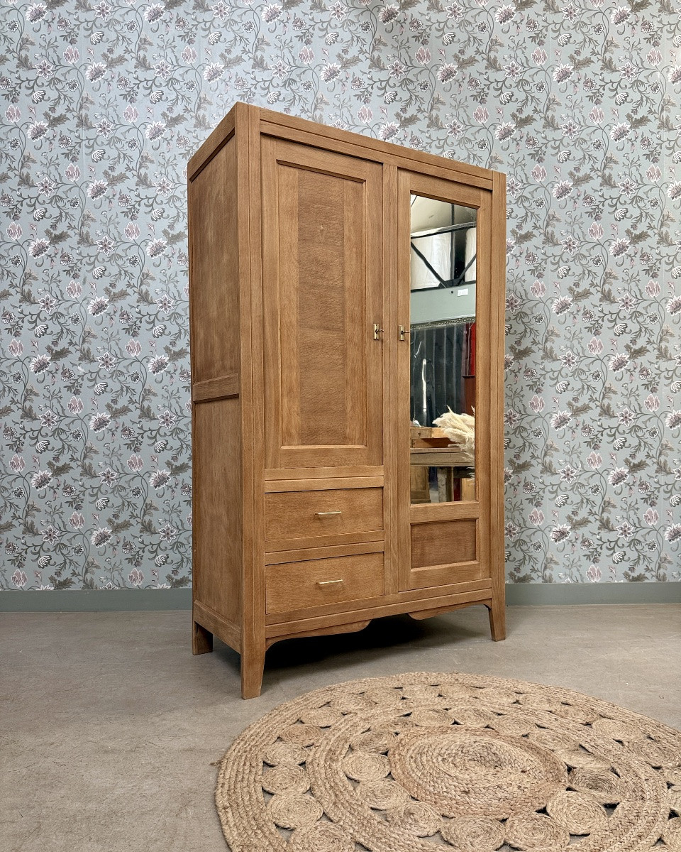 Armoire Penderie En Chêne (rénovée)-photo-2