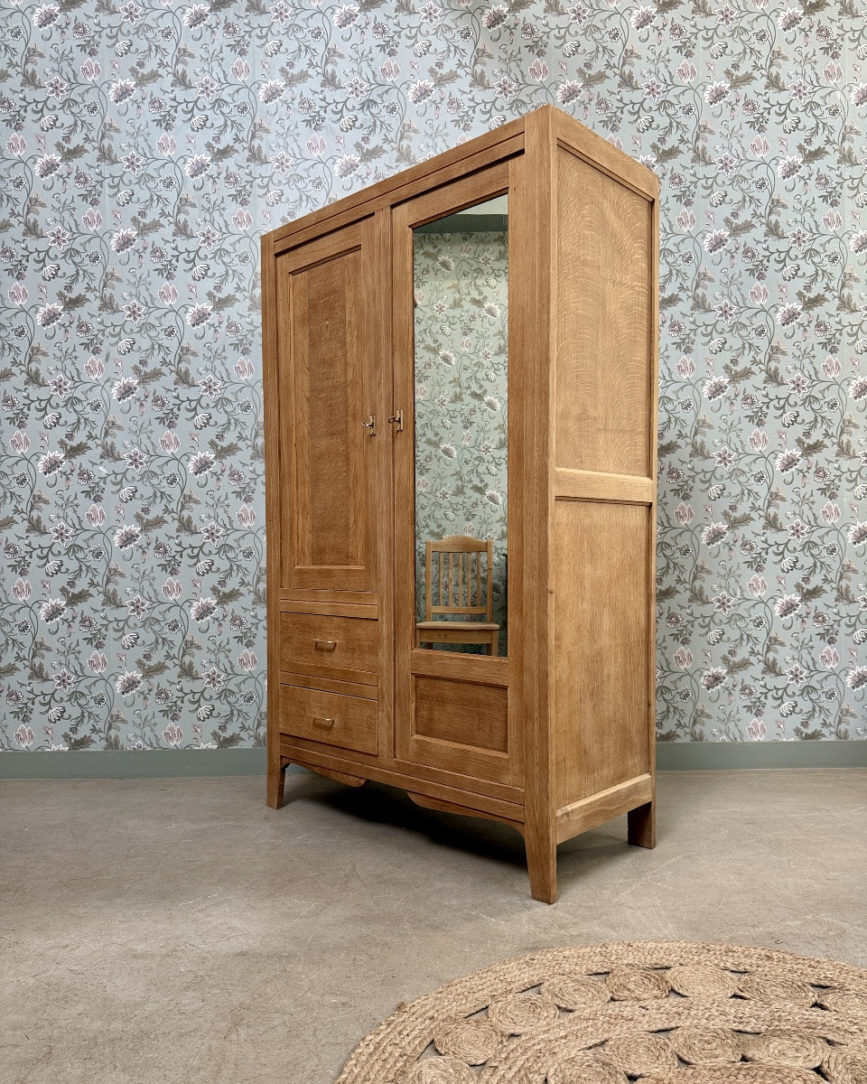 Armoire Penderie En Chêne (rénovée)-photo-3