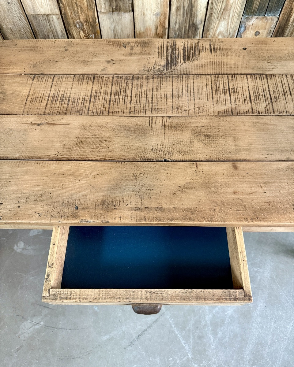 Rectangular Farmhouse Coffee Table (refurbished)-photo-3