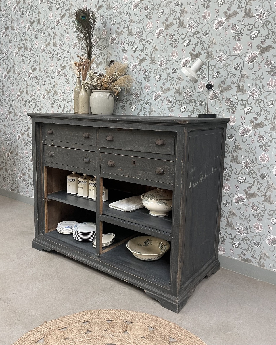 Dark Grey Patinated Trade Furniture-photo-3