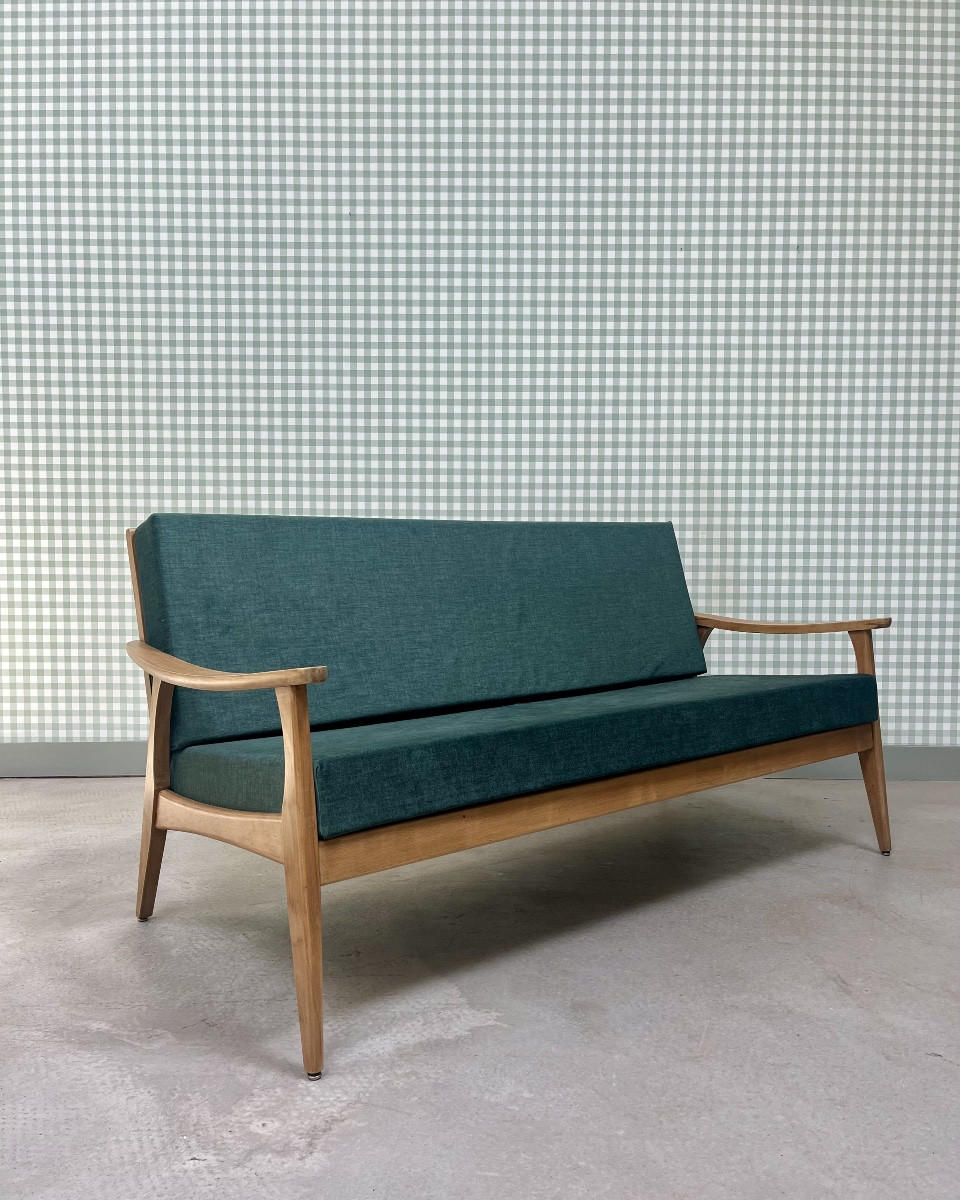 Restored Scandinavian Sofa-photo-2