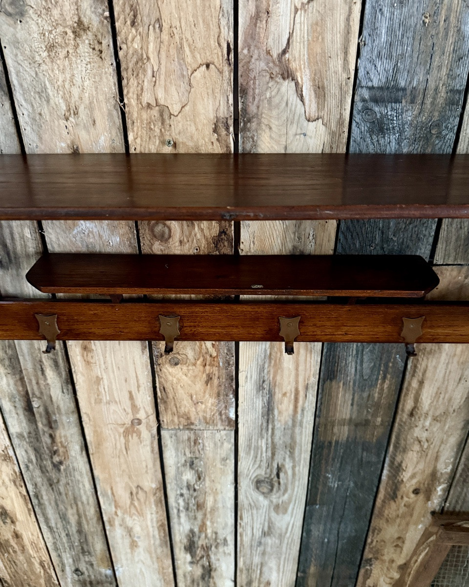 Porte-manteaux Ancien En Bois-photo-7
