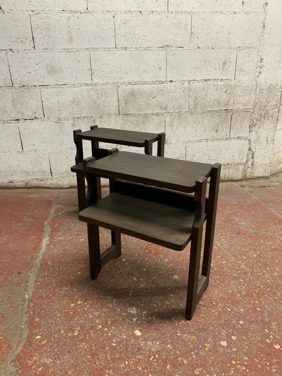 Pair Of Guillerme And Chambron Night Tables-photo-2