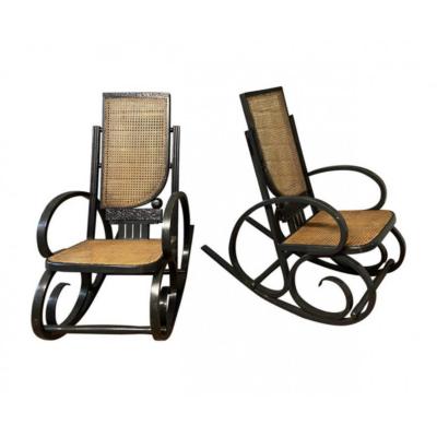 Paire De Rocking Chair