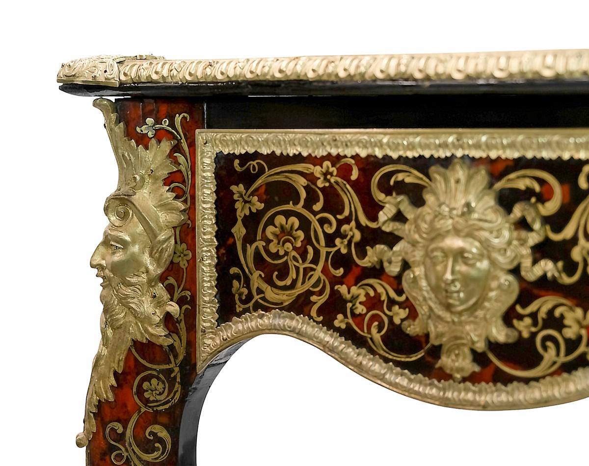 19th Century French Boulle/napoleon III Writing Desk-photo-6