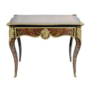 19th Century French Boulle/napoleon III Writing Desk