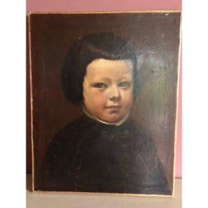 Portrait Of A Child, 19th Century.