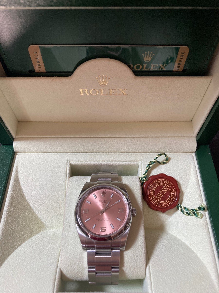 Rolex Air King Oyster Perpetual Full Set Watch-photo-3