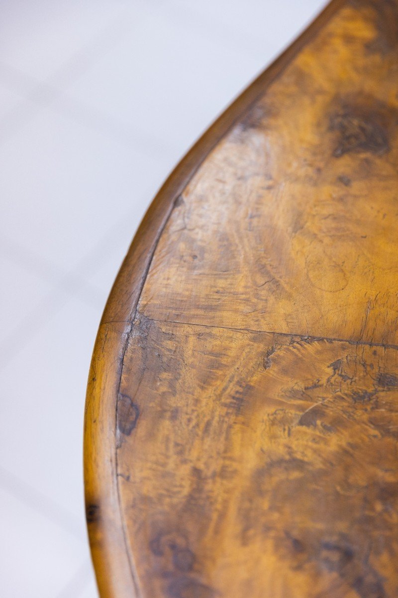 Oval Table In Walnut And Maple -photo-3