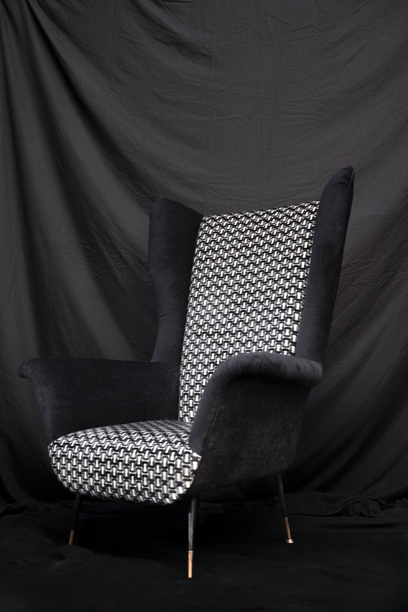 Paire De Fauteuils, Années 1950-photo-2