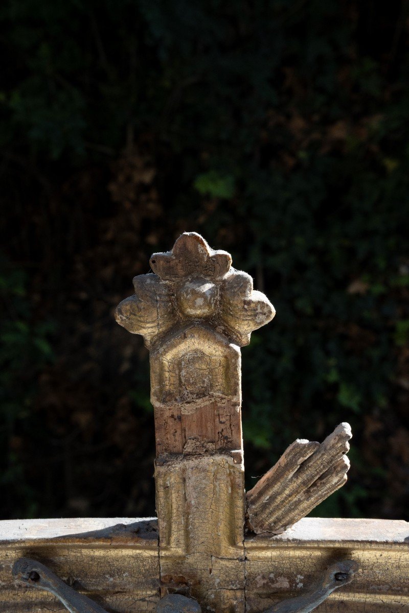 Croix En Bois Avec Le Christ,  XVIIIe Siècle-photo-3