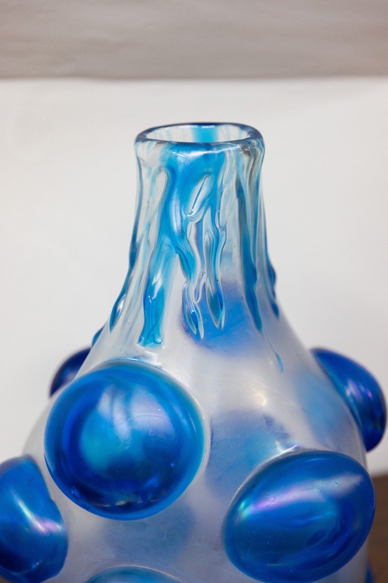 Murano Glass Vase Designed By Sergio Costantini-photo-2