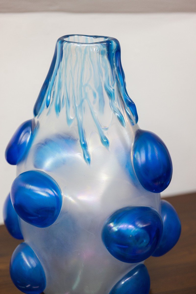 Murano Glass Vase Designed By Sergio Costantini-photo-3