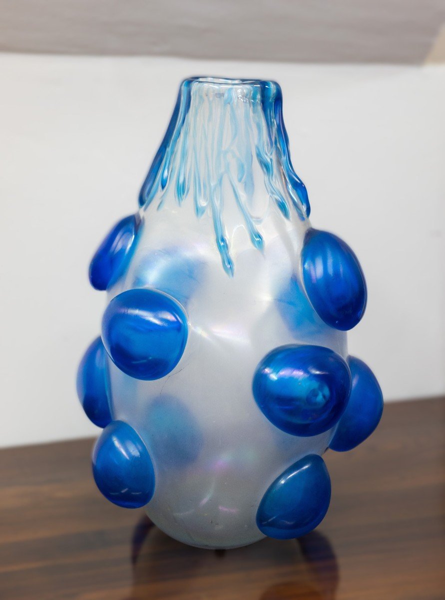 Murano Glass Vase Designed By Sergio Costantini