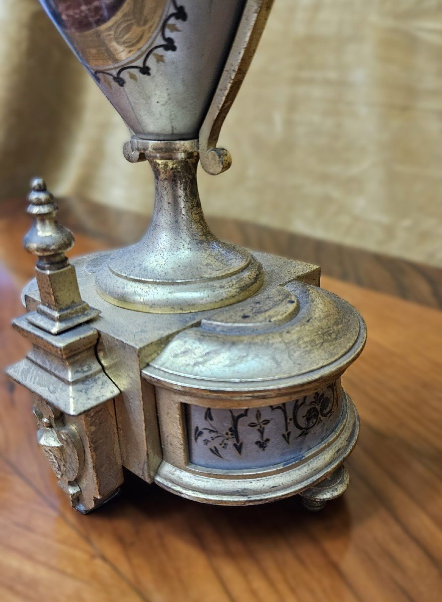 Pair Of Porcelain  Candlesticks-photo-3