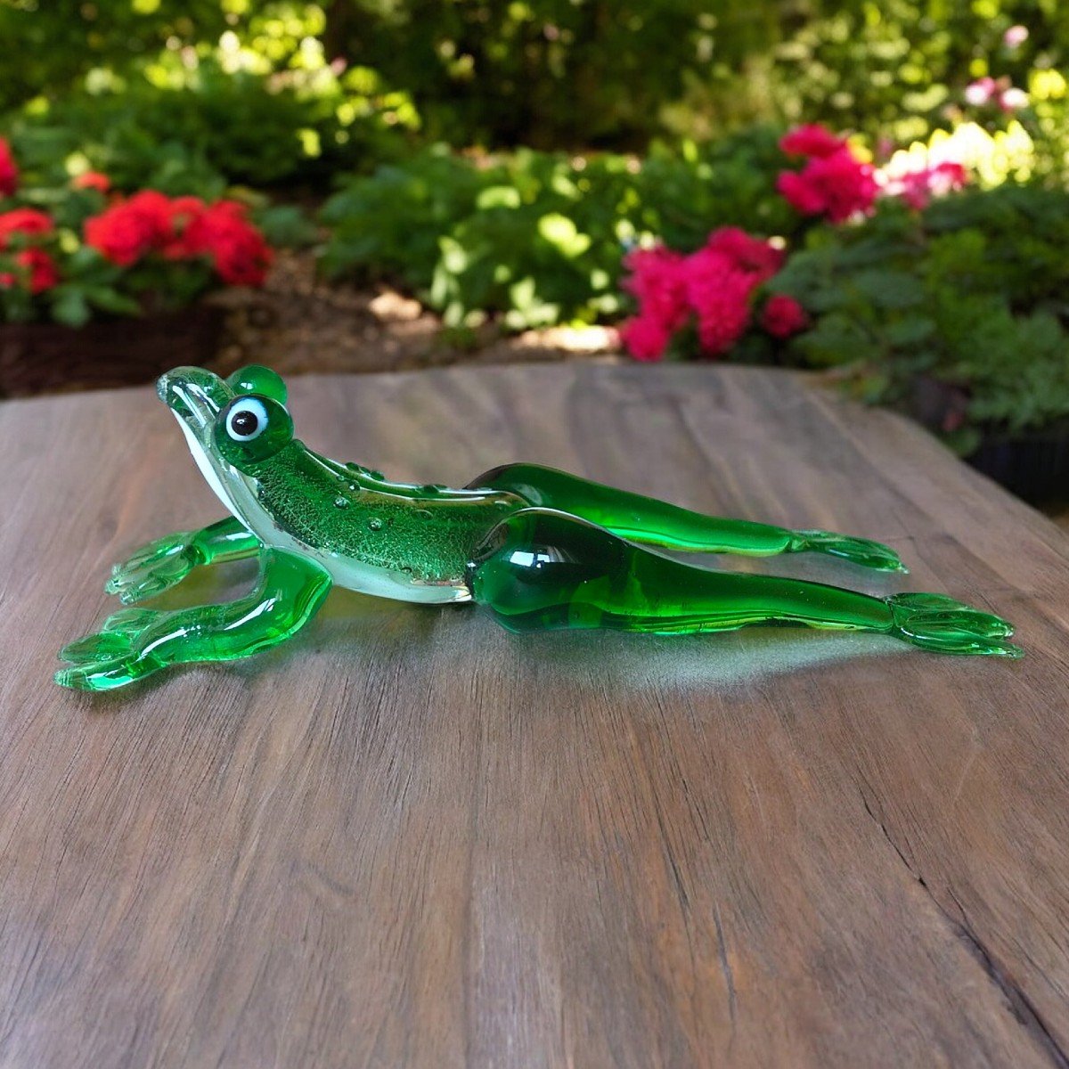 * Sunbathing * - Amazing Murano Glass Frog, Avem 1960s-photo-3