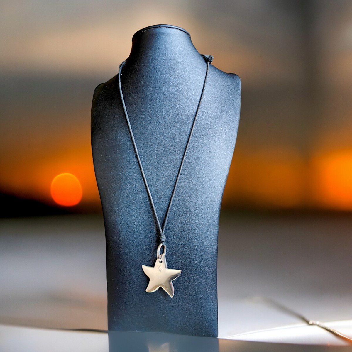 Dodo- Necklace With Sterling Silver Star Fish Pendant, Original Presentation Case