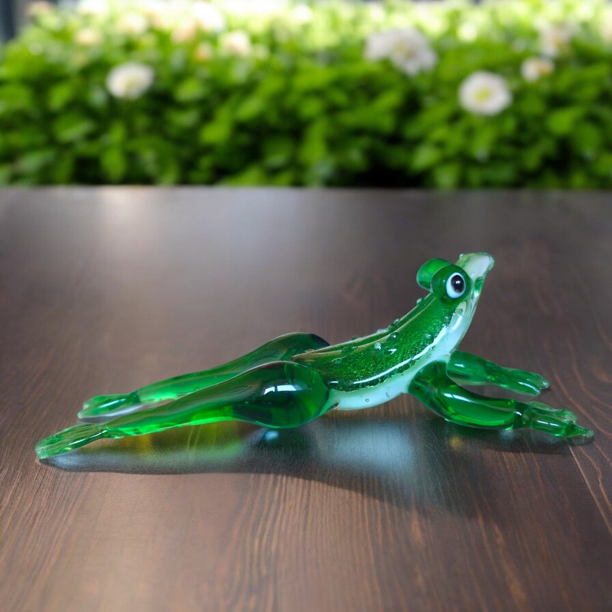 Grenouille En Verre De Murano. Avem Années 1960 --photo-2