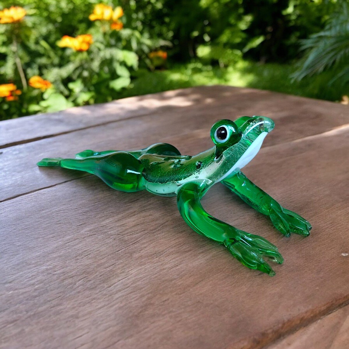 Grenouille En Verre De Murano. Avem Années 1960 --photo-3