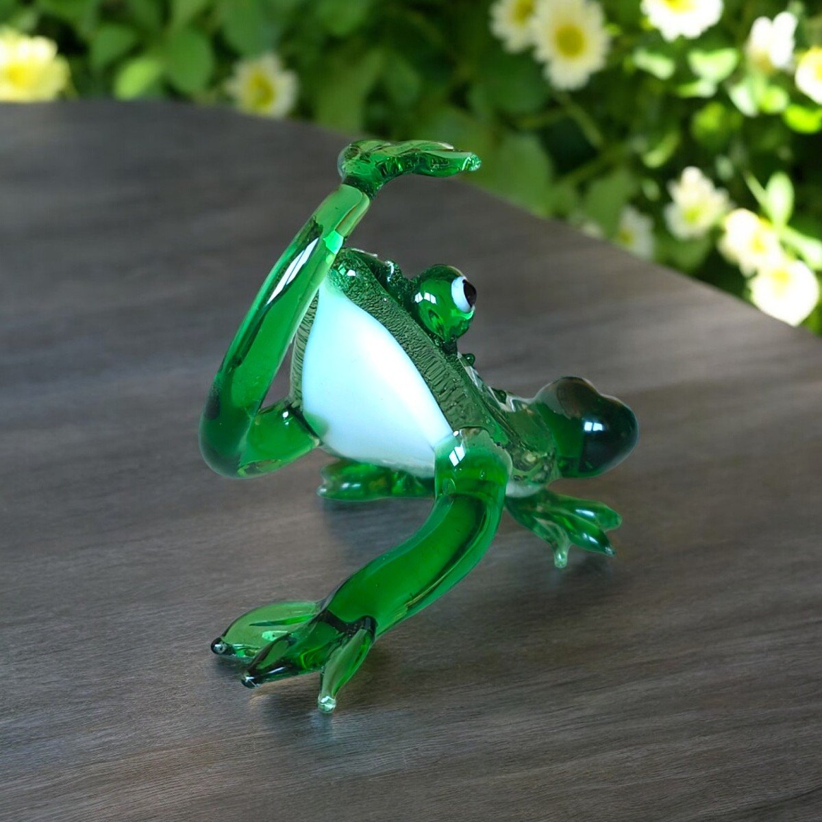 Grenouille En Verre De Murano. Avem Années 1960-photo-2