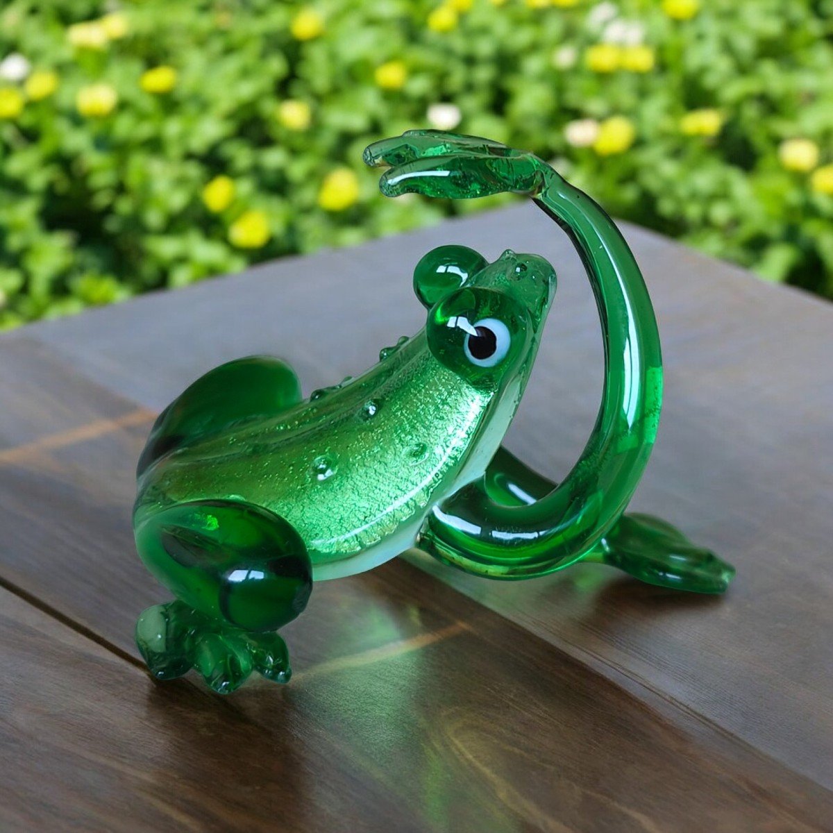 Grenouille En Verre De Murano. Avem Années 1960-photo-4