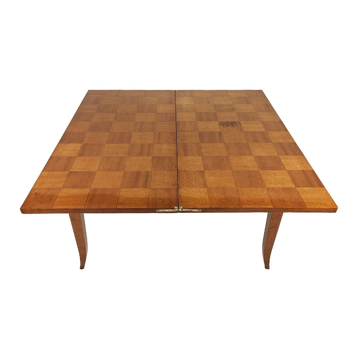 Games Table With Legs In Solid Blond Mahogany - France 1940-photo-1