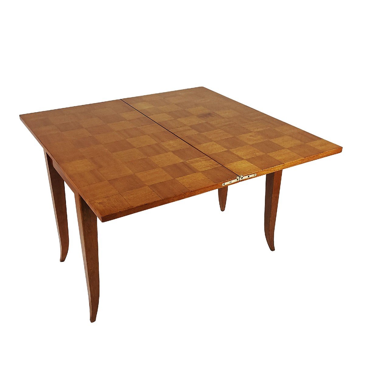 Games Table With Legs In Solid Blond Mahogany - France 1940-photo-2